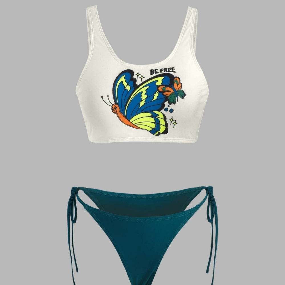Free Butterfly Bikini Set